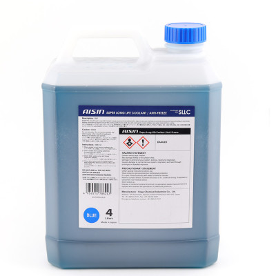 Nước Làm Mát Động Cơ Màu Xanh Dương AISIN Super Long Life Coolant 50% 4 Lít SCPM50A4LB - Nhập Khẩu Chính Hãng