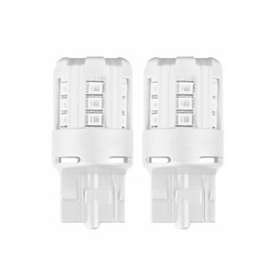 Combo 2 Bóng Đèn Led Chân Ghim Nhỏ OSRAM Standard Retrofit W21W 12V Màu Đỏ