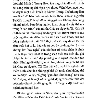 Nguyễn Tài Cẩn - Học Giả Bất Yếm, Bất Quyện