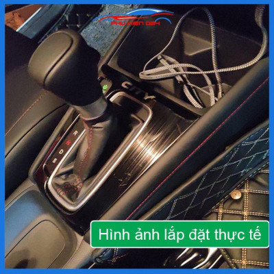 Ốp nội thất cho xe ô tô City 2021-2022 vân titan chống trầy làm đẹp xe