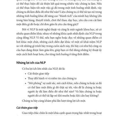 Ứng Dụng Thành Công NLP - Đạt Được Những Gì Bạn Muốn - Jeremy Lazarus