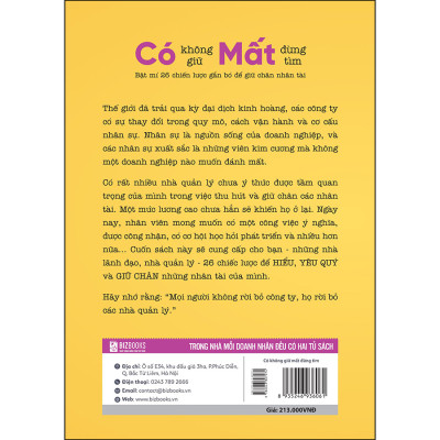 Có Không Giữ, Mất Đừng Tìm: Bật Mí 26 Chiến Lược Gắn Bó Để Giữ Chân Nhân Tài