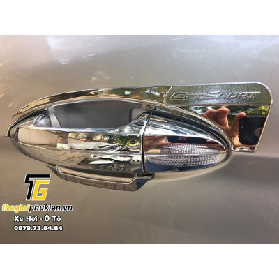 Bộ ốp tay nắm cửa, hõm cửa xe Ford Ecosport 2014-2020 mạ Crom