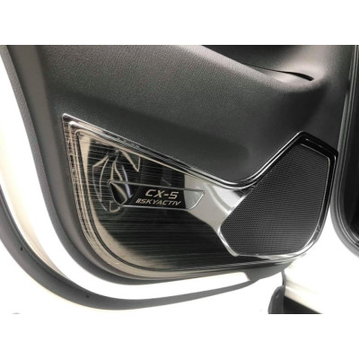 Ốp chống xước tapli cánh cửa xe Mazda CX5/ CX-5 2018- 2019 2020 2021 2022 Hàng titan cao cấp