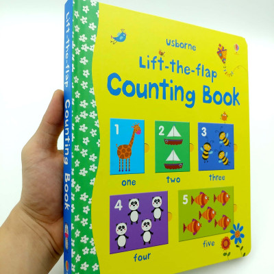 Sách tương tác tiếng Anh - Usborne Lift-The-Flap Counting Book