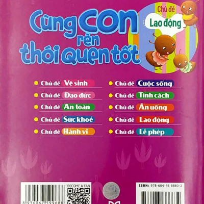 Cùng Con Rèn Thói Quen Tốt - Chủ Đề Lao Động (Tái Bản 2018)