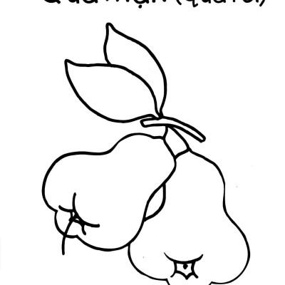 Bé Tập Tô Màu - Trái Cây (Tái Bản)