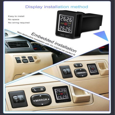 Cảm biến áp suất lốp trong Careud lắp nút chờ xe ô tô các hãng xe (Bán theo kích thước lỗ chờ)