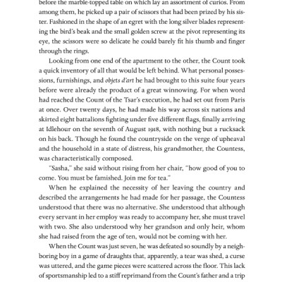 A Gentleman In Moscow