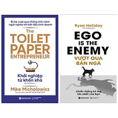Combo 2 sách: Vượt qua bản ngã: Chiến thắng kẻ thù lớn nhất của bạn + Khởi nghiệp từ khốn khó