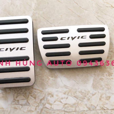 Bộ ốp bọc chân ga, chân phanh cho xe Honda Civic 2016-2021