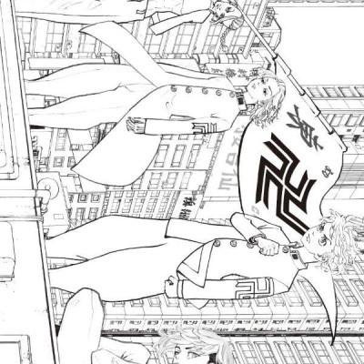 東京卍リベンジャーズ ぬりえポストカードブック 原作版 - Tokyo Revengers Coloring Postcard Book Original Edition