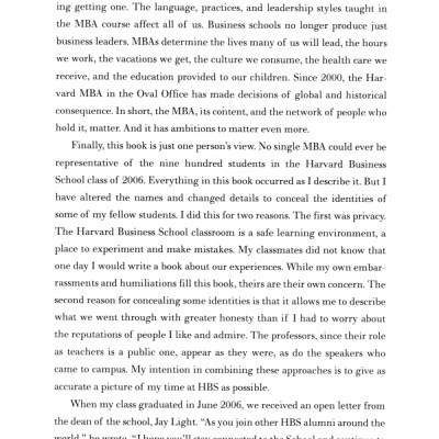 What They Teach You at Harvard Business School: My Two Years Inside the Cauldron of Capitalism