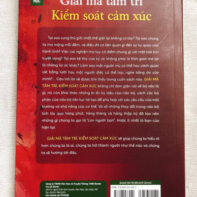 Giải mã tâm trí - Kiểm soát cảm xúc