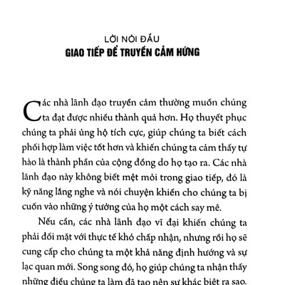 Ngôn Ngữ Của Nhà Lãnh Đạo
