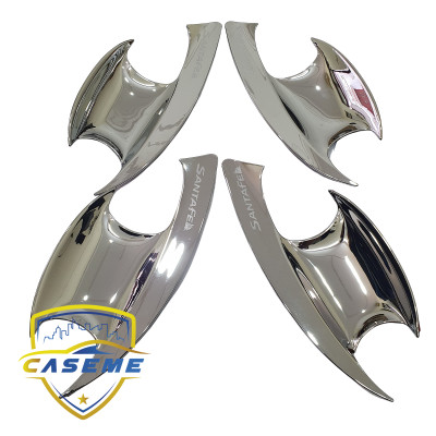 Ốp Hõm Cửa Mạ Crom Dành Cho Ce Hyundai Santafe 2021 cao cấp