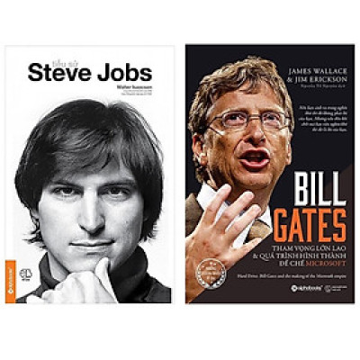 Combo Sách Doanh Nhân : Tiểu Sử Steve Jobs + Bill Gates - Tham Vọng Lớn Lao Và Quá Trình Hình Thành Đế Chế Microsoft 