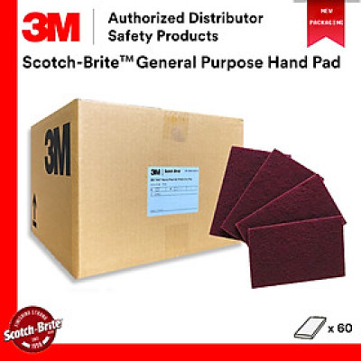 NHÁM SCOTCH BRITE 3M 07447 CHÀ TAY CHUYÊN XỬ LÝ GỈ SẮT, LÀM BÓNG BỀ MẶT KIM LOẠI