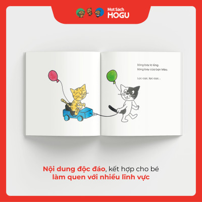 Truyện Ehon bé 1-2-3 tuổi - Bóng bay lơ lửng