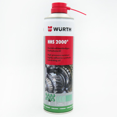 Mỡ Bò Nước Dạng Xịt Bôi Trơn Chịu Nhiệt Wurth Hhs 2000 (500ml)