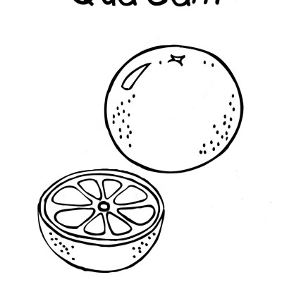 Bé Tập Tô Màu - Trái Cây (Tái Bản)