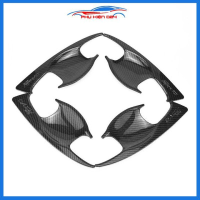 Ốp hõm cửa Hilux Revo 2019-2020-2021 vân cacbon chống trầy trang trí xe