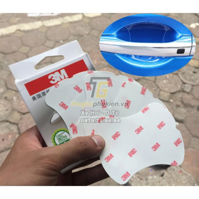 Bộ ốp tay nắm cửa xe Honda City 2021 mạ Crom - Tặng miếng dán trong suốt chống xước hõm cửa