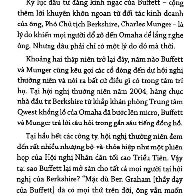 Màn Trình Diễn Trí Tuệ Của Warren Buffett - Những Câu Chuyện Tại Hội Nghị Thường Niên Berkshire Hathaway