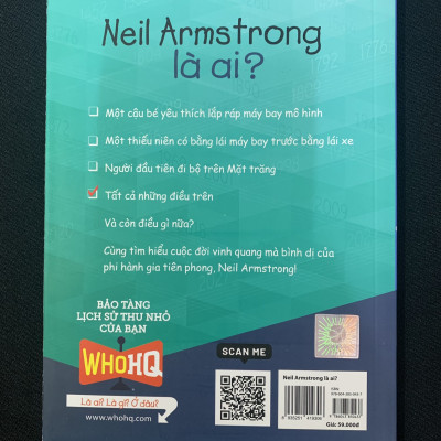 Bộ Sách Chân Dung - Neil Armstrong Là Ai (Tái Bản 2022)