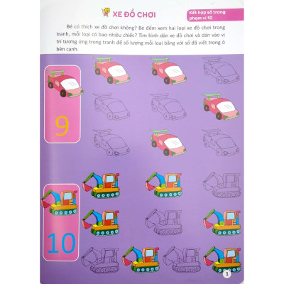 Bóc Dán Hình Thông Minh Phát Triển Khả Năng Tư Duy Toán Học IQ EQ CQ (4-5 Tuổi) -  188 Sticker (Quyển 6)