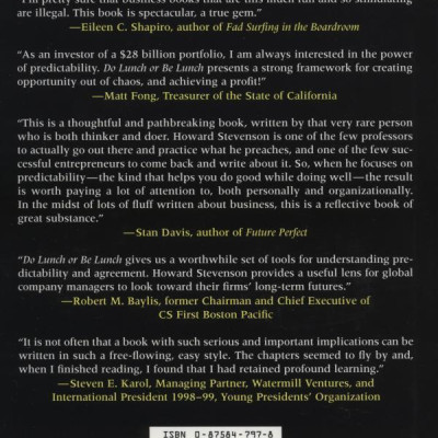 DO LUNCH OR BE LUNCH