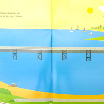 First Sticker Book - Sách Dán Hình Đầu Đời Cho Bé - Tàu Hỏa 75N