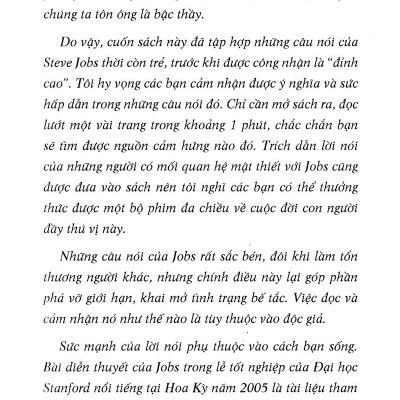 Một Phút Với Steve Jobs