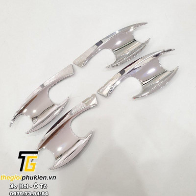 Bộ ốp tay nắm cửa, hõm cửa xe Ford Ecosport 2014-2020 mạ Crom