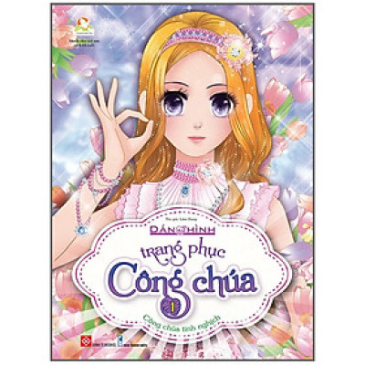 Dán hình trang phục công chúa 1 - Công chúa tinh nghịch
