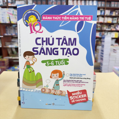 Đánh Thức Tiềm Năng Trí Tuệ - Chú Tâm Sáng Tạo (5-6 Tuổi) - Vanlangbooks