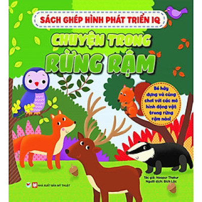 Sách Ghép Hình Phát Triển IQ - Chuyện Trong Rừng Rậm _TV