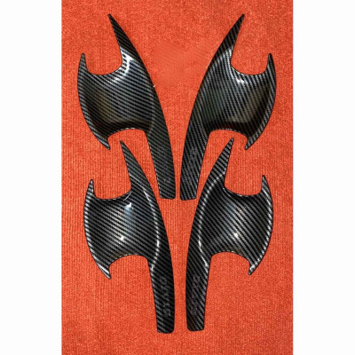 Bộ 8 Ốp Tay Nắm Hõm Cửa Dành Cho Xe Ô Tô Civic 2016 2017 2018 2019 2020 Vân Cacbon