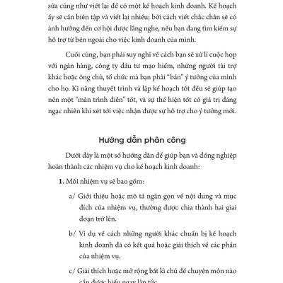 Sách - Sổ Tay Kế Hoạch Kinh Doanh - Chìa Khóa Để Khởi Nghiệp Thành Công