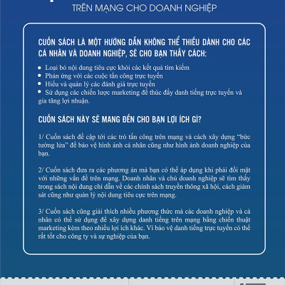 Tuyệt chiêu phòng chống rắc rối trên mạng cho doanh nghiệp - How to protect or destroy your reputation online  ( TẶNG Kèm Bút Nhiều Màu Sắc LH)