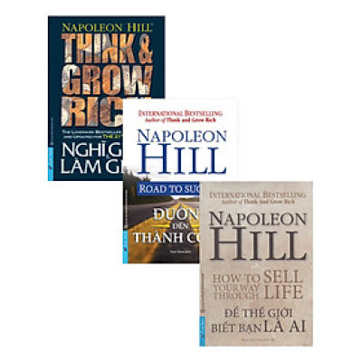 	Combo Think And Grow Rich - Nghĩ Giàu Và Làm Giàu + Đường Đến Thành Công + Để Thế Giới Biết Bạn Là Ai (Bộ 3 Cuốn) _FN
