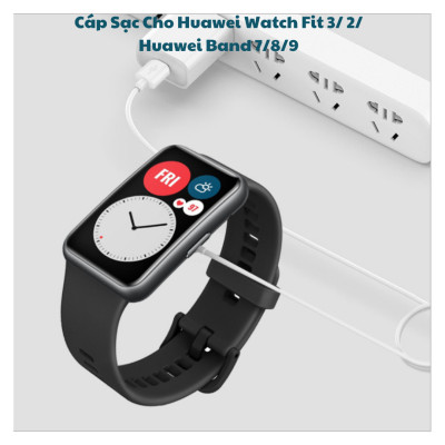 Cáp sạc cho đồng hồ thông minh Huawei Watch Fit 3/ Watch Fit 2/ Huawei Band 7/8/9/ Watch Kids 4 Pro cổng usb C Kai.N_ Hàng chính hãng