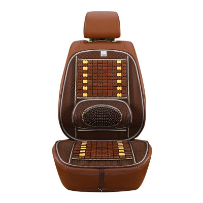 Đệm lót ghế xe ô tô, xe hơi hạt tre cao cấp chống nóng, ẩm, thoáng khí, giúp lưu thông máu, giảm đau lưng