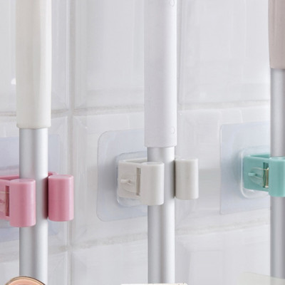 Bộ 2 Móc treo cây lau nhà, chổi quét, siêu chắc tải trọng 10kg MÀU NGẪU NHIÊN ( 2 CÁI)