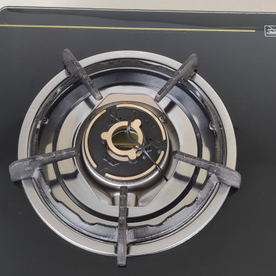 Bếp ga đôi kiếng cường lực Raiden RDB2210, đầu đốt đồng mũ coa cấp, kiềng gang-Hàng chính hãng