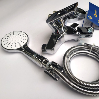 Vòi Sen Tắm Đồng Thau Mạ Crome Nóng Lạnh LUXTA L2226SX5 Tay Sen Tắm TX22 điều chỉnh 3 chế độ