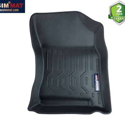Thảm lót sàn xe ô tô Toyota Corolla Altis 2019- 2021 Nhãn hiệu Macsim chất liệu nhựa TPV màu đen