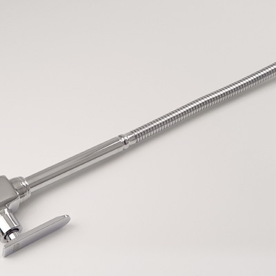 Vòi rửa chén lạnh cần lò xo Đồng mạ Chrome Eurolife EL-RC01 (Trắng bạc)