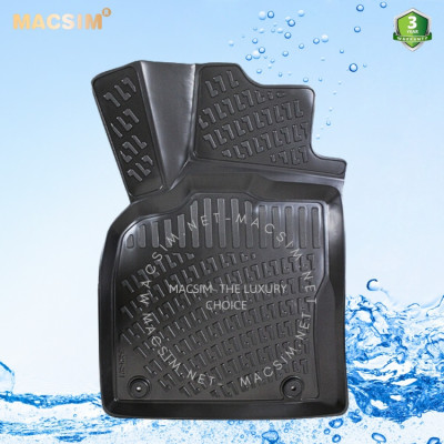 Thảm lót sàn ô tô nhựa TPU Silicon Audi Q5 (8A) second generation 2018+ Nhãn hiệu Macsim