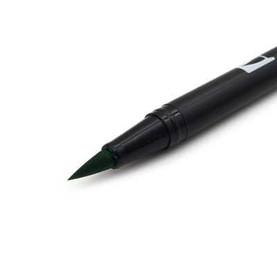 Bút lông cọ hai đầu Tombow ABT Dual Brush Pen - Brush/ Bullet - Scarlet (925)